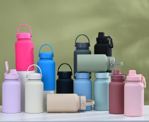 650ml stainless steel sports water bottle wide mouth portable bottleHVB-098-22  Vacuum Bottle