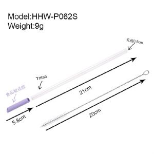 New 0.8cm TRITAN Retractable StrawHHW-P062S New 0.8cm TRITAN Retractable Straw