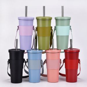 Milk Tea Cup with a Handheld Cup CoverHHW-P039 Handheld Cup Cover