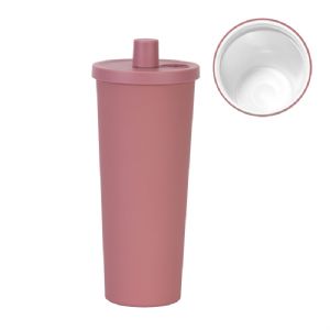 830ml Ceremic Coating Jumping Cover Milk Tea Steel CupHVT-047C Vacuum Tumbler