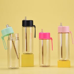740ml Outdoor Tritan Straw BottleHPC-1107 Plastic Bottle
