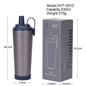 830ml Magnetic Drinking Cover Titanium Cup-Starry Sky GrayHVT-061D Vacuum Tumbler