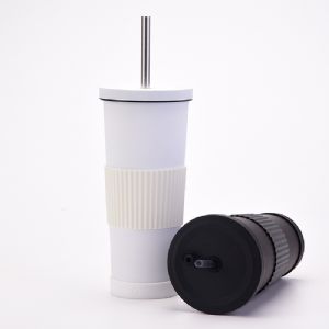 830ml Milk Tea Steel Cup with Waist Belt and BaseHVT-064TD Vacuum Tumbler