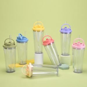 710ml Double-Wall AS Plastic TumblerHLT-2112	Plastic Tumbler